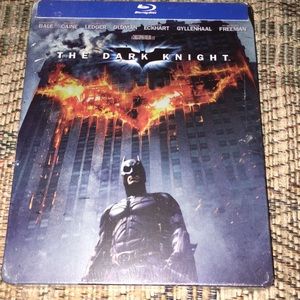 The Dark Knight steel book blu ray unopened